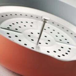 Tramontina All In One Plus Pan, 5 Qt Ceramic Non Stick - Persimmon Orange -Tramontina 80110084IXM008G