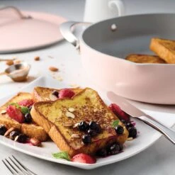 Tramontina All In One Plus Pan, 5 Qt Ceramic Non Stick - Blush Pink -Tramontina 80110086IXM002G