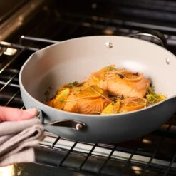 Tramontina All In One Plus Pan, 5 Qt Ceramic Non Stick - Charcoal Gray 18 Tramontina All In One Plus Pan, 5 Qt Ceramic Non Stick - Charcoal Gray -Tramontina 80110088IXM011G