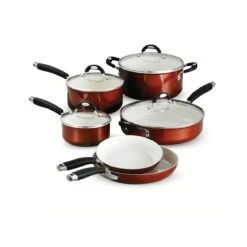 Tramontina Ceramica 10 Pc Cookware Set - Metallic Copper 6 Tramontina Ceramica 10 Pc Cookware Set - Metallic Copper -Tramontina 80110220IXM001G