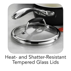 Tramontina 10 Pc Ceramic Cookware Set - Black -Tramontina 80110525ANM001G