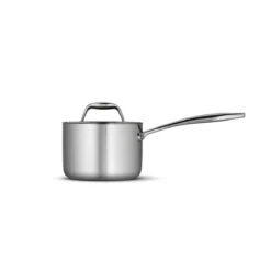 Tramontina 1.5 Qt Tri-Ply Clad Stainless Steel Covered Sauce Pan 14 Tramontina 1.5 Qt Tri-Ply Clad Stainless Steel Covered Sauce Pan -Tramontina 80116021IXM002G