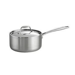 Tramontina 3 Qt Tri-Ply Clad Stainless Steel Covered Sauce Pan 11 Tramontina 3 Qt Tri-Ply Clad Stainless Steel Covered Sauce Pan -Tramontina 80116023PDM001G