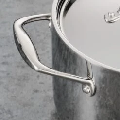 Tramontina 4 Qt Tri-Ply Clad Stainless Steel Covered Sauce Pan 13 Tramontina 4 Qt Tri-Ply Clad Stainless Steel Covered Sauce Pan -Tramontina 80116024IXM005G