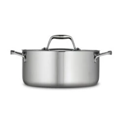 Tramontina Tri-Ply Clad 5 Qt Stainless Steel Covered Dutch Oven -Tramontina 80116025IXM002G