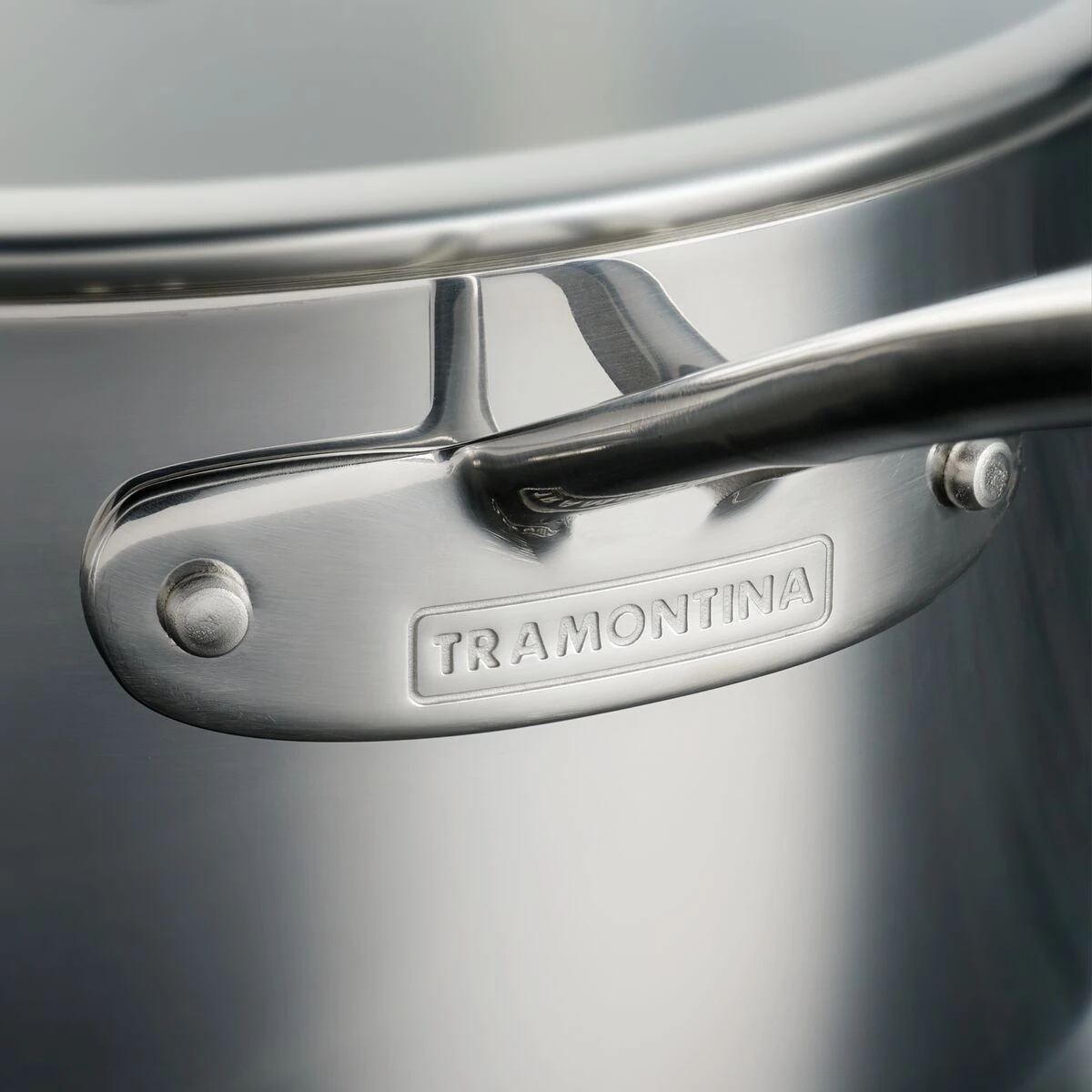 Tramontina Tri-Ply Clad 3 Qt Stainless Steel Covered Sauce Pan - Glass Lid 10 Tramontina Tri-Ply Clad 3 Qt Stainless Steel Covered Sauce Pan - Glass Lid - Image 8