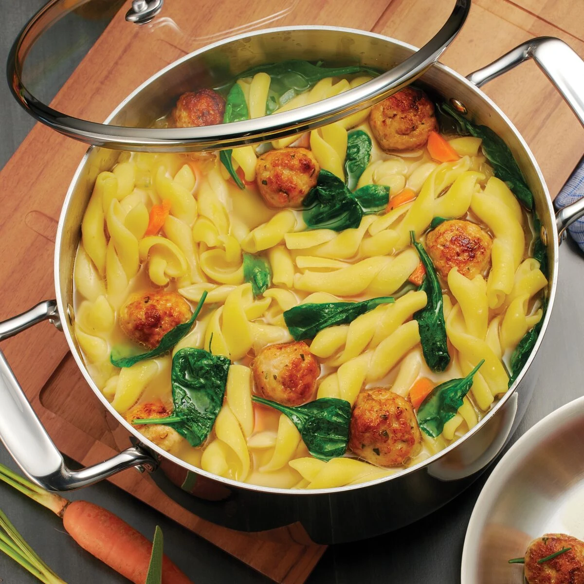 Tramontina Tri-Ply Clad 8 Qt Stainless Steel Covered Stock Pot - Glass Lid 3 Tramontina Tri-Ply Clad 8 Qt Stainless Steel Covered Stock Pot - Glass Lid