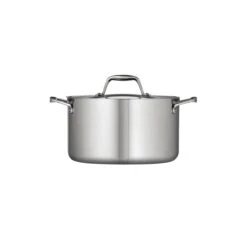 Tramontina 6 Qt Tri-Ply Clad Stainless Steel Covered Sauce Pot -Tramontina 80116040IXM002G