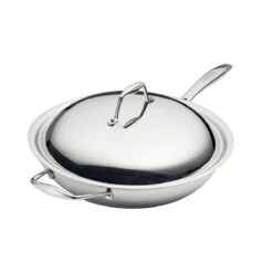 Tramontina Tri-Ply Clad 12 In Stainless Steel Wok -Tramontina 80116046IXM001G