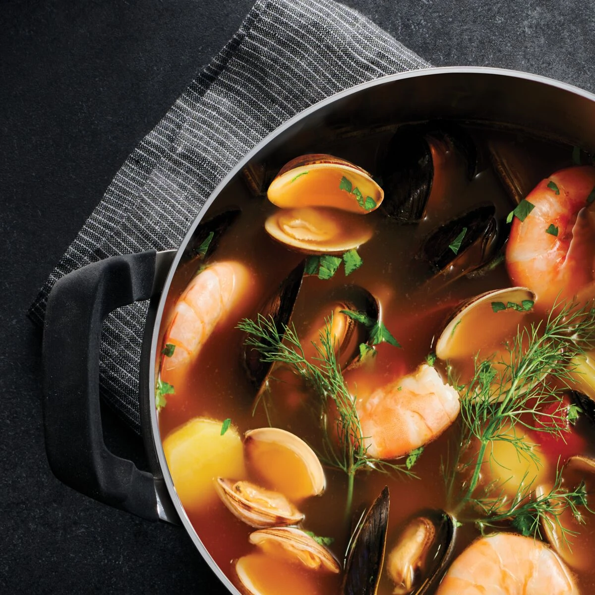 Tramontina Nesting 6 Pc Stainless Steel Tri-Ply Clad Sauce And Stock Pot Set 5 Tramontina Nesting 6 Pc Stainless Steel Tri-Ply Clad Sauce And Stock Pot Set - Image 3