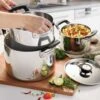 Tramontina Nesting 6 Pc Stainless Steel Tri-Ply Clad Sauce And Stock Pot Set 2 Tramontina Nesting 6 Pc Stainless Steel Tri-Ply Clad Sauce And Stock Pot Set -Tramontina 80116048PDM001G