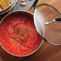 Tramontina Tri-Ply Clad 12 Pc Stainless Steel Cookware Set With Glass Lids 32 Tramontina Tri-Ply Clad 12 Pc Stainless Steel Cookware Set With Glass Lids -Tramontina 80116055IXM002G