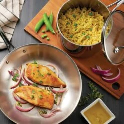 Tramontina Tri-Ply Clad 14 Pc Stainless Steel Cookware Set With Glass Lids 33 Tramontina Tri-Ply Clad 14 Pc Stainless Steel Cookware Set With Glass Lids -Tramontina 80116056IXM003G