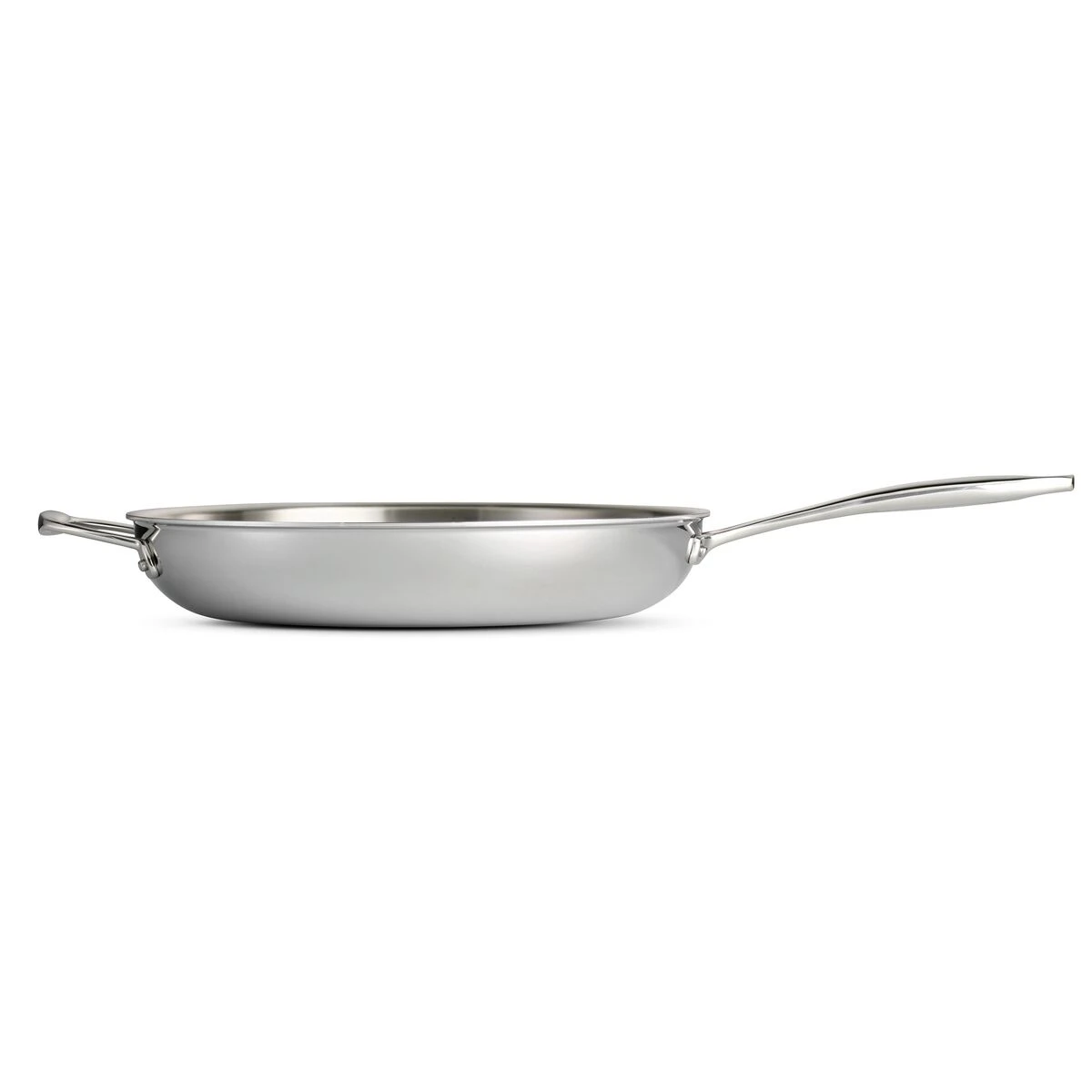 Tramontina 12 In Tri-Ply Clad Stainless Steel Fry Pan W/Helper Handle 6 Tramontina 12 In Tri-Ply Clad Stainless Steel Fry Pan W/Helper Handle - Image 4