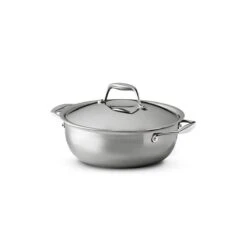 Tramontina 4 Qt Tri-Ply Clad Stainless Steel Covered Universal Pan -Tramontina 80116068IXM001G