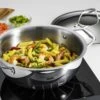 Tramontina 4 Qt Tri-Ply Clad Stainless Steel Covered Universal Pan 1 Tramontina 4 Qt Tri-Ply Clad Stainless Steel Covered Universal Pan -Tramontina 80116068PRM001G