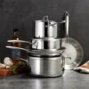 Tramontina 8 Pc Tri-Ply Clad Stainless Steel Cookware Set 1 Tramontina 8 Pc Tri-Ply Clad Stainless Steel Cookware Set -Tramontina 80116247PRM001G