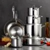 Tramontina 12 Pc Tri-Ply Clad Stainless Steel Cookware Set 2 Tramontina 12 Pc Tri-Ply Clad Stainless Steel Cookware Set -Tramontina 80116249PRM001G