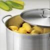 Tramontina Pro Line 24 Qt Stainless Steel Covered Stock Pot 1 Tramontina Pro Line 24 Qt Stainless Steel Covered Stock Pot -Tramontina 80117581PRM001G