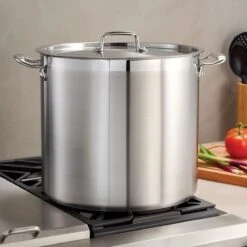 Tramontina 24 Qt Stainless Steel Covered Stock Pot 15 Tramontina 24 Qt Stainless Steel Covered Stock Pot -Tramontina 80120003IXM001G