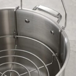Tramontina 22 Qt Stainless Steel Canning Stock Pot With Rack -Tramontina 80120006IXM002G