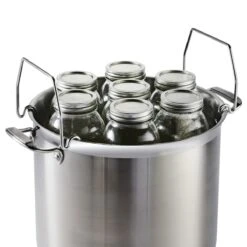 Tramontina 22 Qt Stainless Steel Canning Stock Pot With Rack -Tramontina 80120006IXM004G