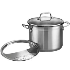 Tramontina 3 Pc - 6 Qt Stainless Steel Pasta Cooker 13 Tramontina 3 Pc - 6 Qt Stainless Steel Pasta Cooker -Tramontina 80120200IXM001G