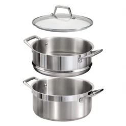 Tramontina 5 Qt Stainless Steel Steamer Set 13 Tramontina 5 Qt Stainless Steel Steamer Set -Tramontina 80120523IXM002G