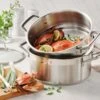 Tramontina 5 Qt Stainless Steel Steamer Set 2 Tramontina 5 Qt Stainless Steel Steamer Set -Tramontina 80120523PRM001G