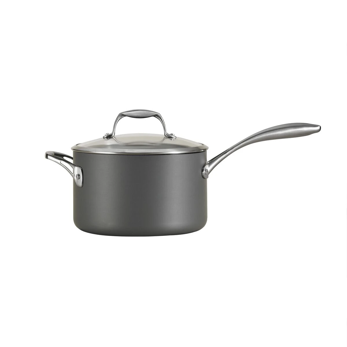 Tramontina 4 Qt Hard Anodized Covered Sauce Pan 5 Tramontina 4 Qt Hard Anodized Covered Sauce Pan - Image 3