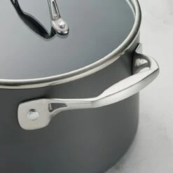 Tramontina 4 Qt Hard Anodized Covered Sauce Pan 13 Tramontina 4 Qt Hard Anodized Covered Sauce Pan -Tramontina 80123075IXM005G
