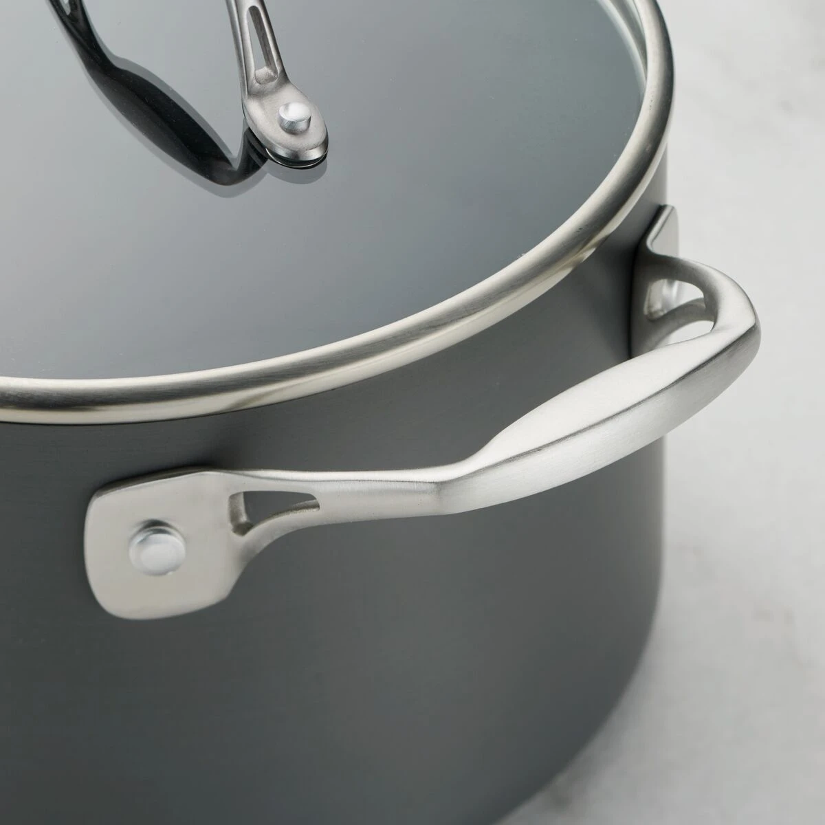 Tramontina 4 Qt Hard Anodized Covered Sauce Pan 8 Tramontina 4 Qt Hard Anodized Covered Sauce Pan - Image 6