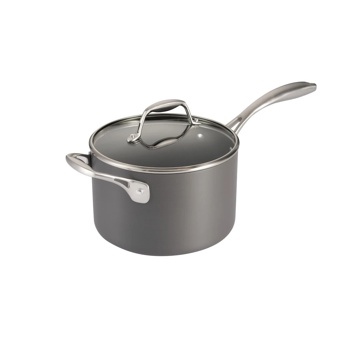 Tramontina 4 Qt Hard Anodized Covered Sauce Pan 4 Tramontina 4 Qt Hard Anodized Covered Sauce Pan - Image 2