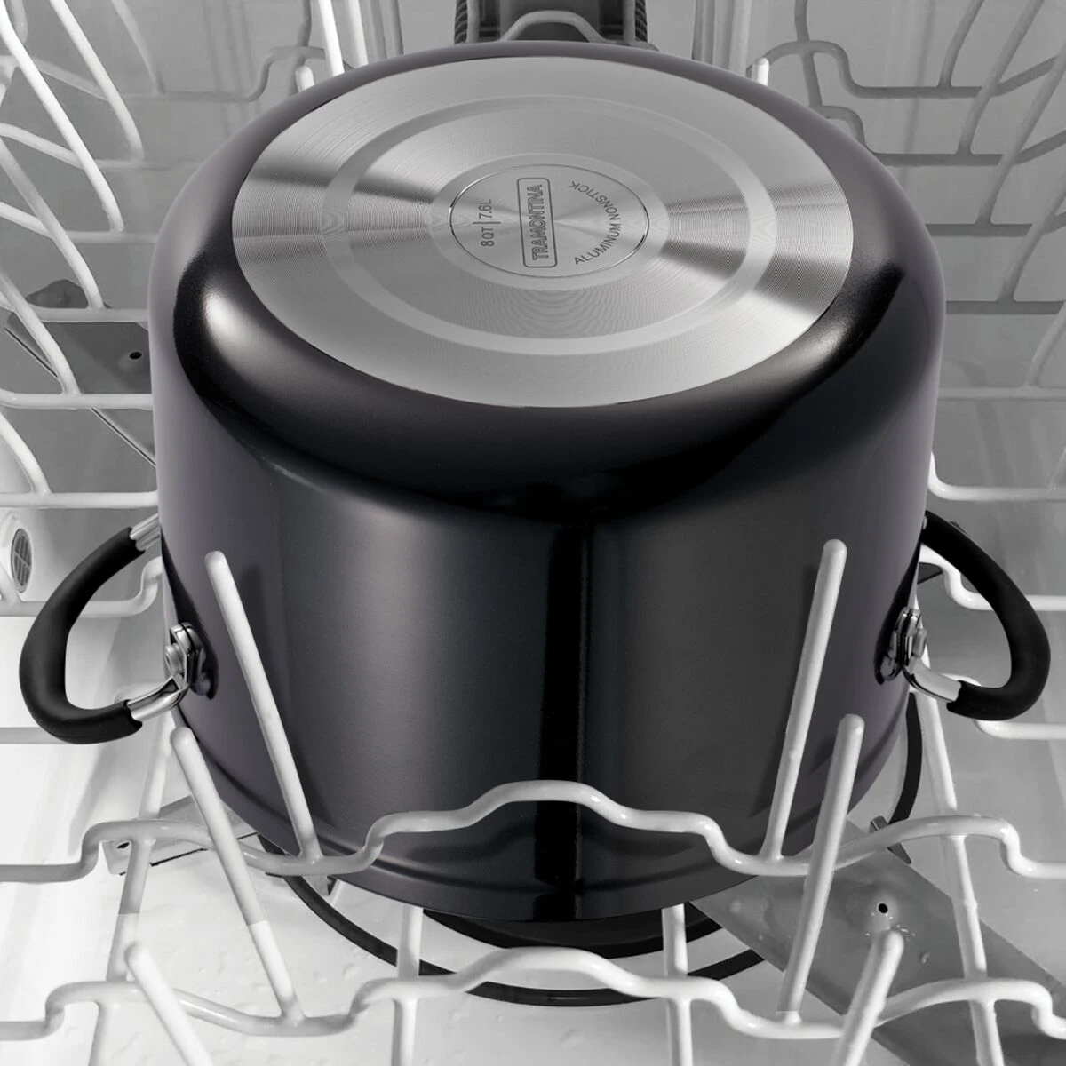 Tramontina 4-Piece Nonstick Stock Pot Set (8 Quart And 12 Quart) 4 Tramontina 4-Piece Nonstick Stock Pot Set (8 Quart And 12 Quart) - Image 2