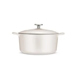 Tramontina 5.5 Qt Enameled Cast-Iron Series 1000 Covered Round Dutch Oven - Matte White -Tramontina 80131035IXM003G
