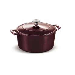 Tramontina 5.5 Qt Enameled Cast-Iron Series 1000 Covered Round Dutch Oven - Majolica Red -Tramontina 80131037IXM002G