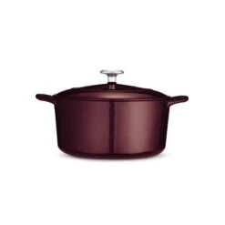 Tramontina 5.5 Qt Enameled Cast-Iron Series 1000 Covered Round Dutch Oven - Majolica Red -Tramontina 80131037IXM003G