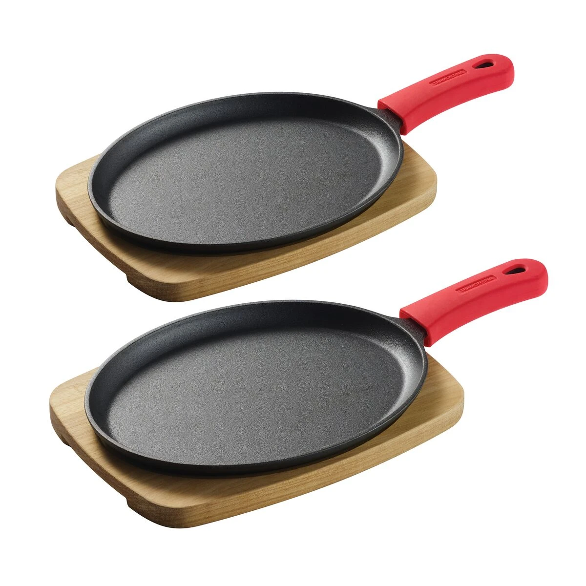 Tramontina 6 Pc Pre-seasoned Cast Iron Fajita Pan Set 4 Tramontina 6 Pc Pre-seasoned Cast Iron Fajita Pan Set - Image 2