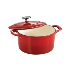 Tramontina 3.5 Qt Enameled Cast-Iron Series 1000 Covered Round Dutch Oven - Gradated Red -Tramontina 80131046IXM002G