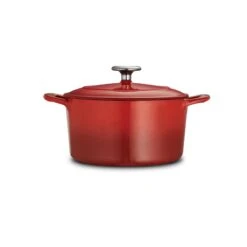 Tramontina 3.5 Qt Enameled Cast-Iron Series 1000 Covered Round Dutch Oven - Gradated Red -Tramontina 80131046IXM003G