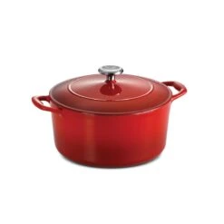 Tramontina 5.5 Qt Enameled Cast-Iron Series 1000 Covered Round Dutch Oven - Gradated Red -Tramontina 80131047IXM001G
