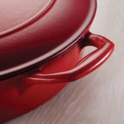 Tramontina 5.5 Qt Enameled Cast-Iron Series 1000 Covered Round Dutch Oven - Gradated Red -Tramontina 80131047IXM005G
