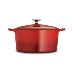 Tramontina 6.5 Qt Enameled Cast-Iron Series 1000 Covered Round Dutch Oven - Gradated Red -Tramontina 80131048IXM003G