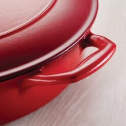 Tramontina 7 Qt Enameled Cast-Iron Series 1000 Covered Oval Dutch Oven - Gradated Red 11 Tramontina 7 Qt Enameled Cast-Iron Series 1000 Covered Oval Dutch Oven - Gradated Red -Tramontina 80131052IXM006G