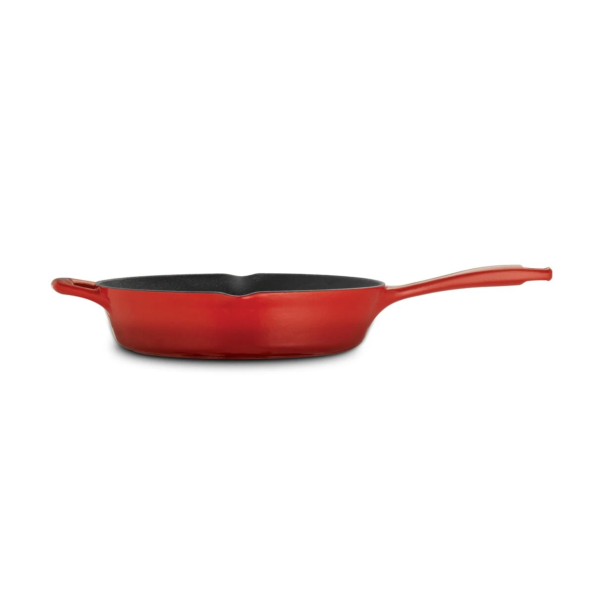 Tramontina 10 In Enameled Cast-Iron Series 1000 Skillet - Gradated Red 9 Tramontina 10 In Enameled Cast-Iron Series 1000 Skillet - Gradated Red - Image 7