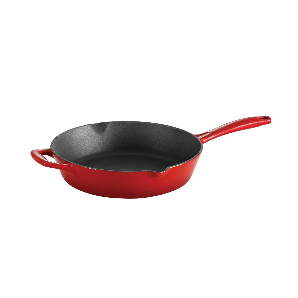 Tramontina 10 In Enameled Cast-Iron Series 1000 Skillet - Gradated Red 4 Tramontina 10 In Enameled Cast-Iron Series 1000 Skillet - Gradated Red - Image 2