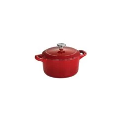 Tramontina 24 Oz Enameled Cast-Iron Series 1000 Covered Small Cocotte - Gradated Red 14 Tramontina 24 Oz Enameled Cast-Iron Series 1000 Covered Small Cocotte - Gradated Red -Tramontina 80131056IXM001G
