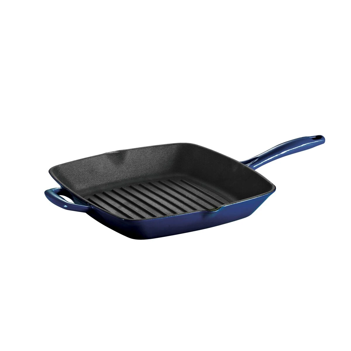 Tramontina 11 In Enameled Cast-Iron Series 1000 Grill Pan - Gradated Cobalt 4 Tramontina 11 In Enameled Cast-Iron Series 1000 Grill Pan - Gradated Cobalt - Image 2