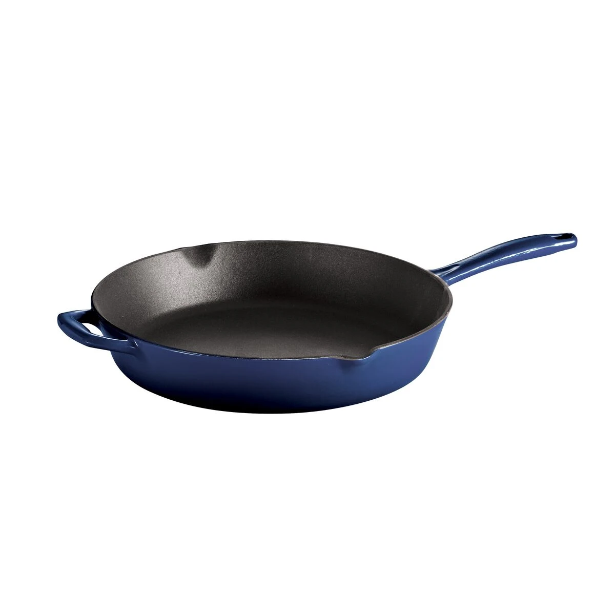 Tramontina 12 In Enameled Cast-Iron Series 1000 Skillet - Gradated Cobalt 4 Tramontina 12 In Enameled Cast-Iron Series 1000 Skillet - Gradated Cobalt - Image 2