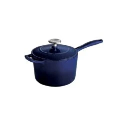 Tramontina 2.5 Qt Enameled Cast-Iron Series 1000 Covered Sauce Pan - Gradated Cobalt 13 Tramontina 2.5 Qt Enameled Cast-Iron Series 1000 Covered Sauce Pan - Gradated Cobalt -Tramontina 80131070IXM002G